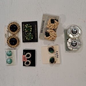 Vintage clip on earrings